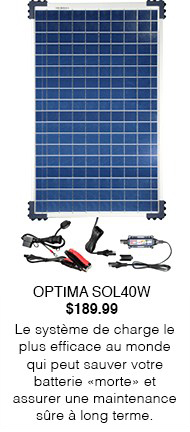 Batteries Cie L Vis Qu Bec Optima Panneau Solaire W