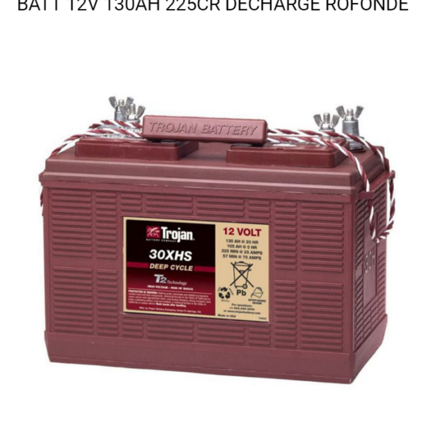 BATTERIE 30XHS 12 volts