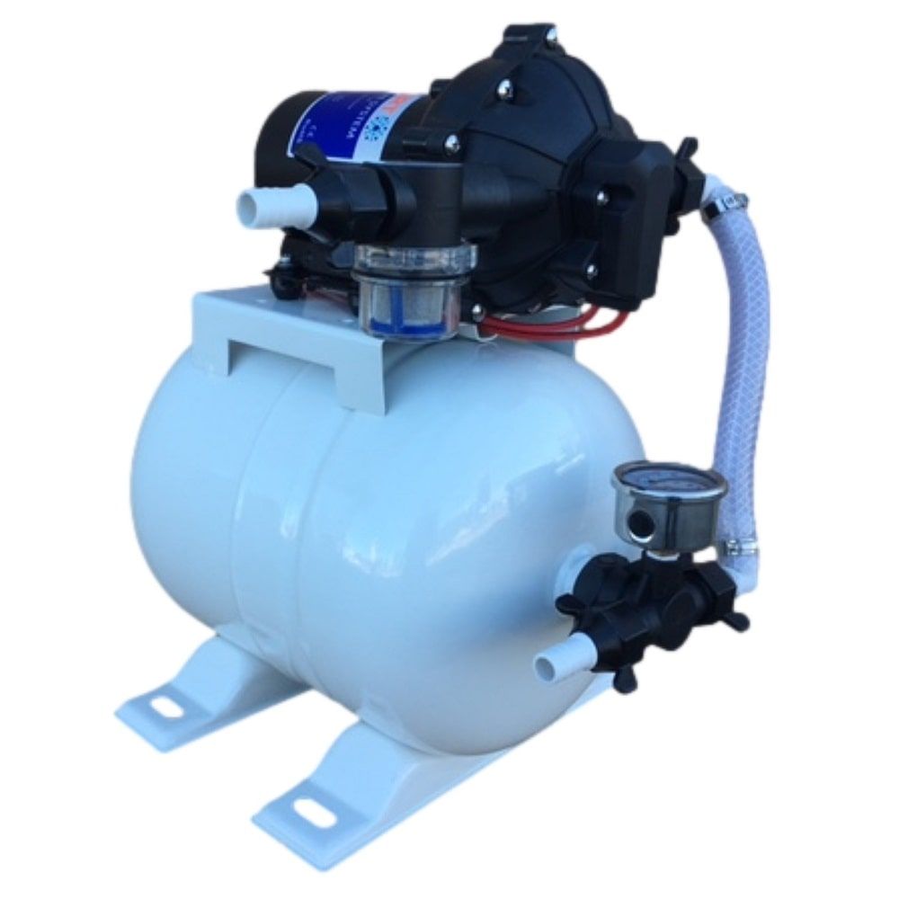 Pompe à diaphragme 12 volts 5 GPM avec reservoir 8L
