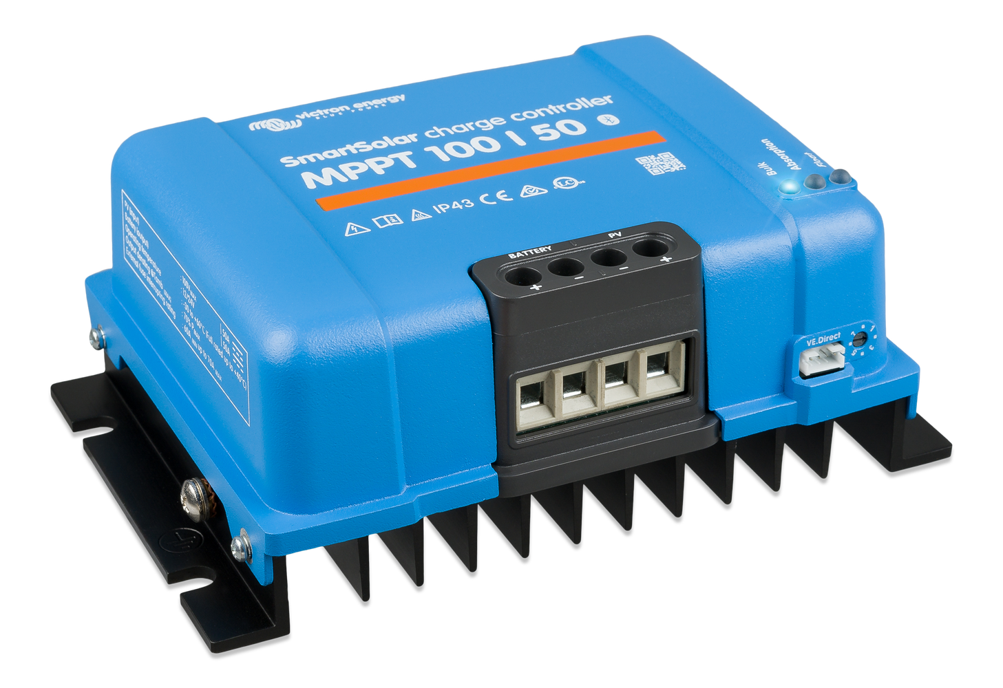 Régulateur Solaire MPPT 100A Bluetooth/WiFi - Compatible 12V/24V/36V/48V - Pour Batteries Plomb, Gel, Lithium