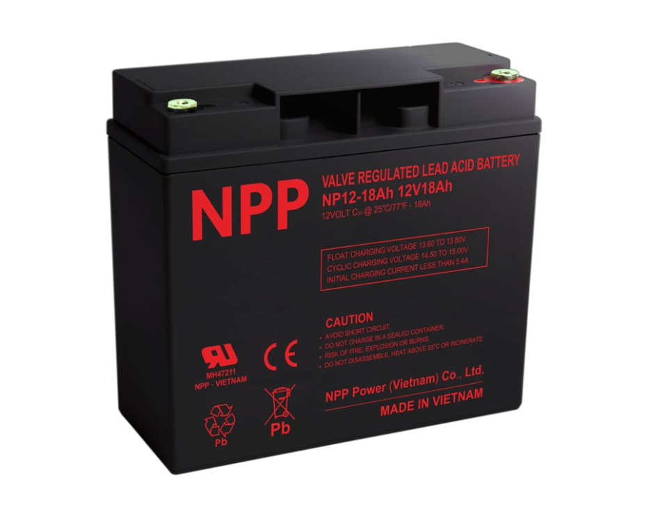 BATTERIE AGM 12 VOLTS 18AH TERMINAUX INTERNES