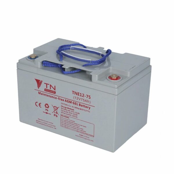 batterie agm gel TNE 12volts 75 amperes