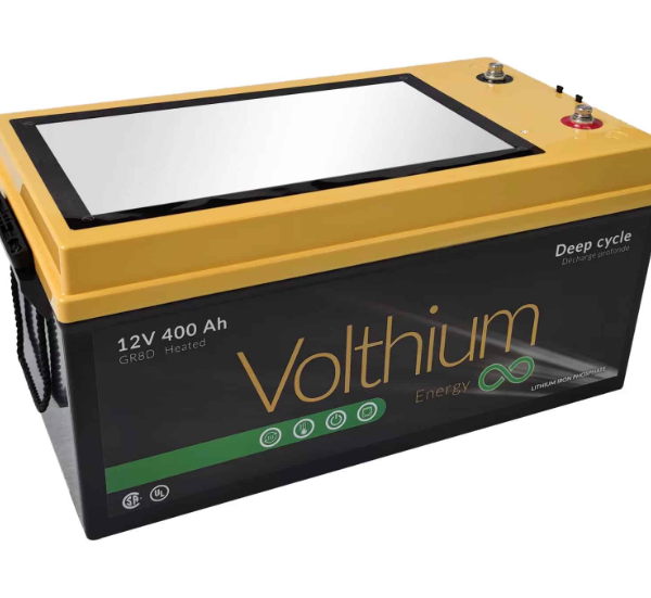 Batterie Volthium lithium 12V 400AH 8D AUTOCHAUFFANTE