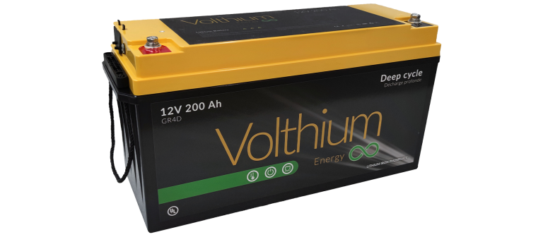 Batterie Volthium lithium 12V 300AH AUTOCHAUFFANTE