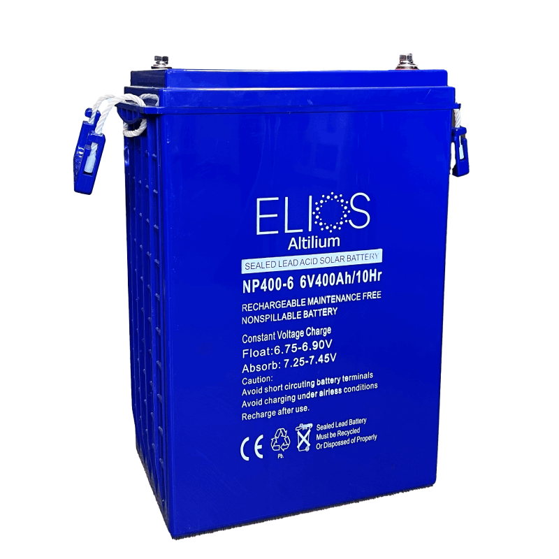 Elios Altilium 6V-400 – Batterie AGM scellée rechargeable
