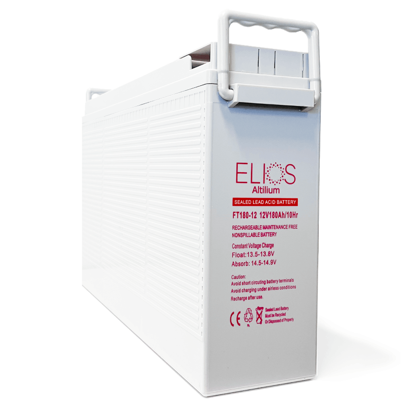 Elios Altilium FT180-12 – Batterie AGM à bornes frontales 12V 180Ah