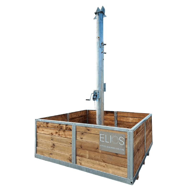 Elios Basket 8 – Base lestée pour poteau Arbora P8 (à remplir de roches)