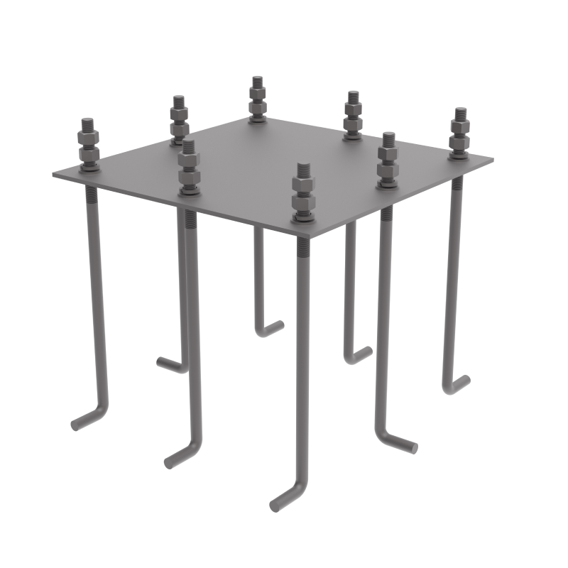 Ensemble de boulons de fondation Elios pour structure ArboraP8