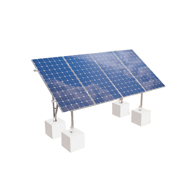 Système de montage au sol Elios Terra G4 – Structure acier pour 4 panneaux solaires